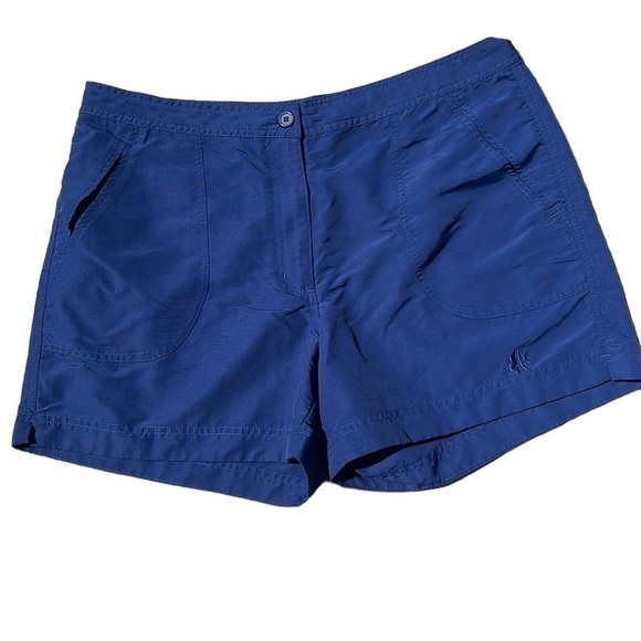 Guy Harvey Pants - Guy Harvey women’s nylon navy blue shorts hiking outdoors